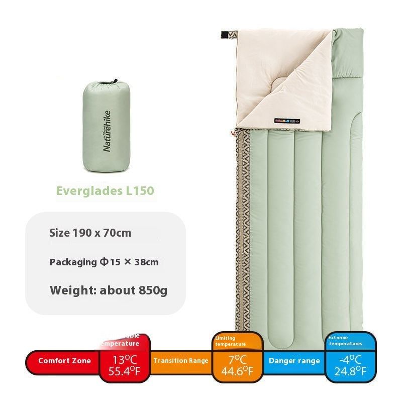 Four-Season Portable Dirt-Resistant Outdoor Sleeping Bag