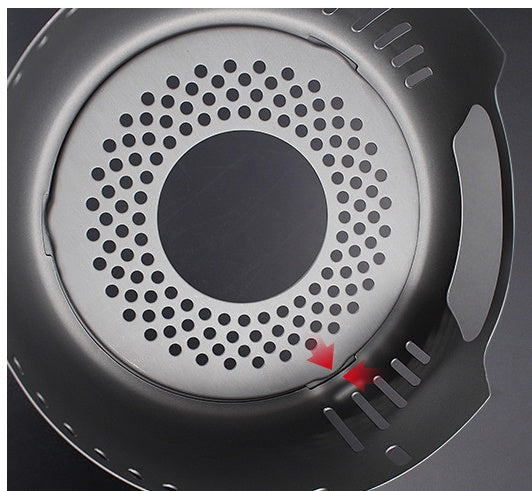 Windproof Alcohol Stove Set With Camping Pot