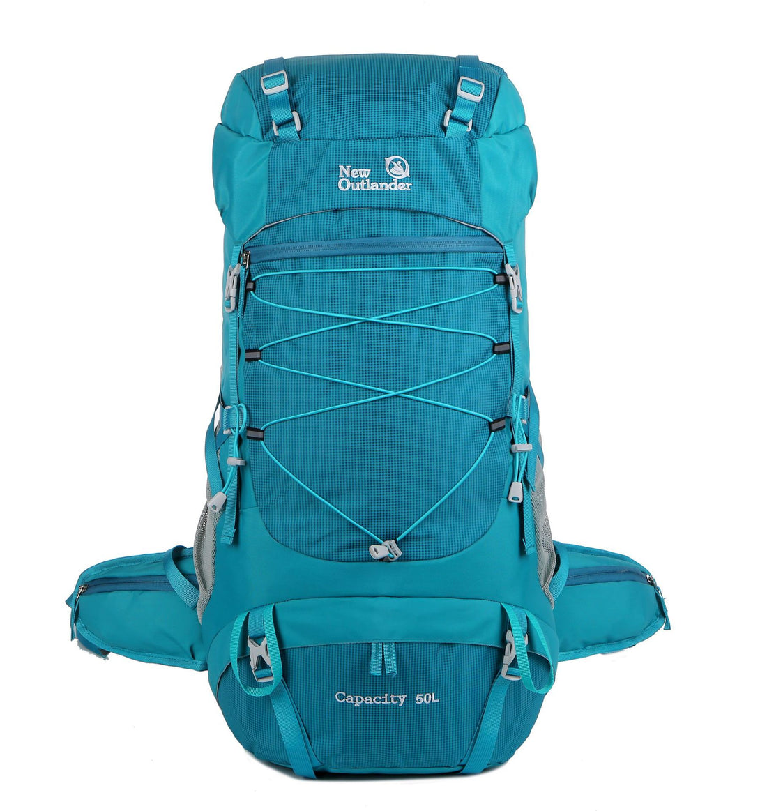 50L Large Capacity Nylon Hiking Camping Backpack