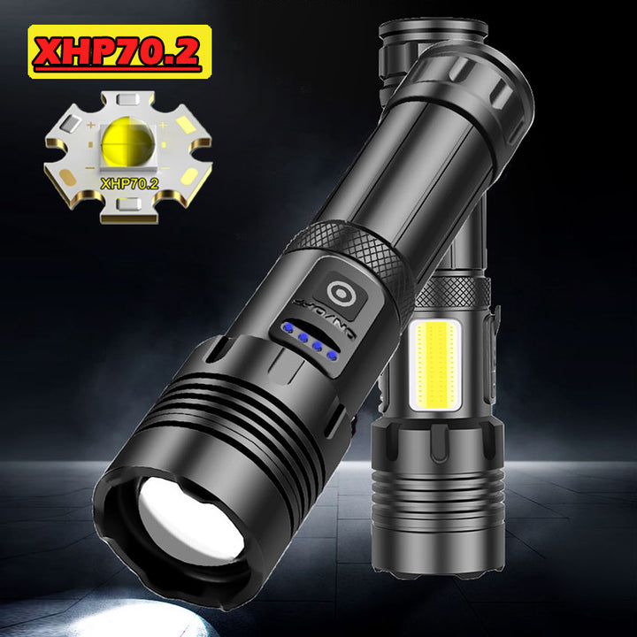 Rechargeable Strong Light Outdoor Camping Flashlight
