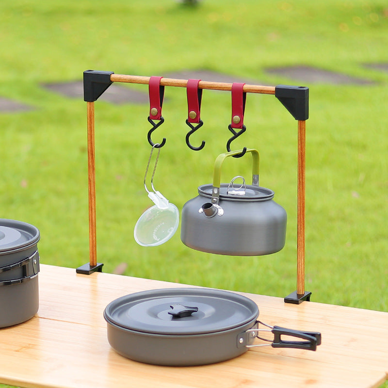 Adjustable Camping Table Clamp Storage Rack