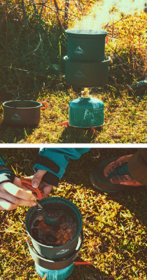 Widesea Heat-Collecting Camping Cookware Set