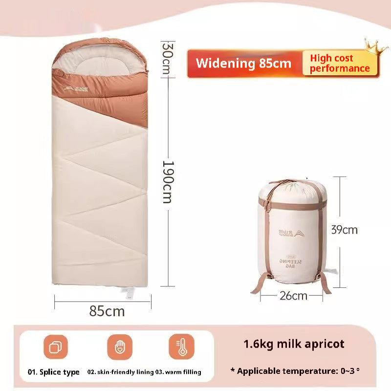 Warm Thickened Cold-Protection Outdoor Sleeping Bag