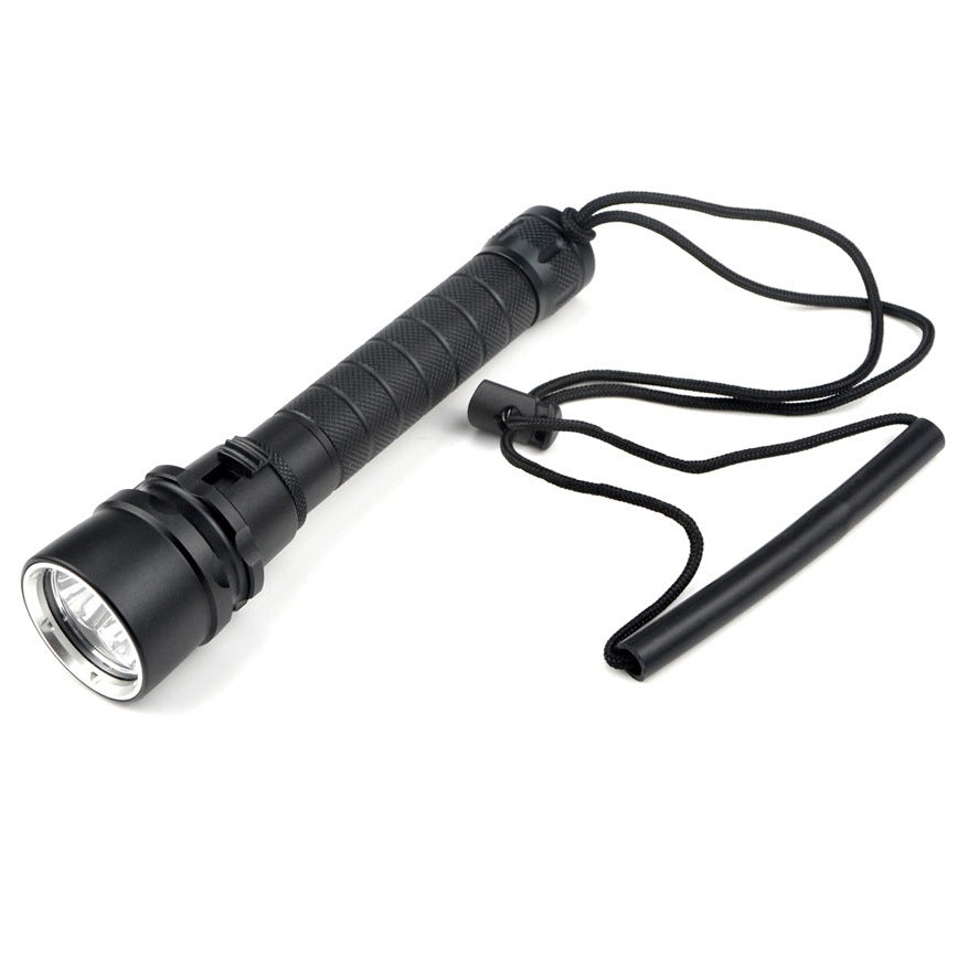 Rechargeable Aluminum Alloy Diving Flashlight