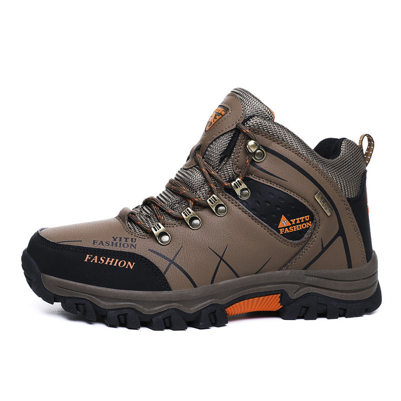 High Top Velvet Lined Outdoor Hiking Shoes