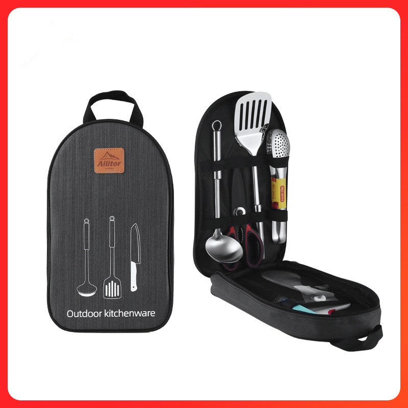 Camping Cookware Outdoor Picnic Storage Bag Set