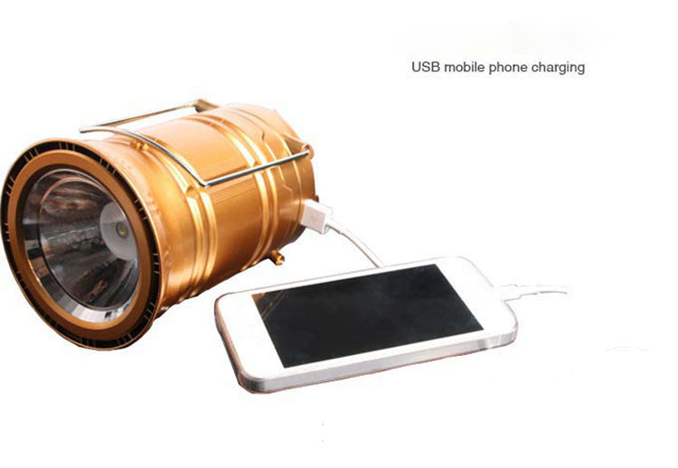 Solar Rechargeable Telescopic Camping Lantern