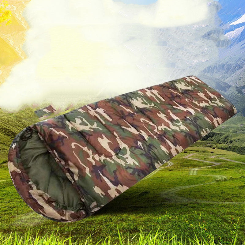 Camping Emergency Camouflage Sleeping Bag Lightweight Survival Gear