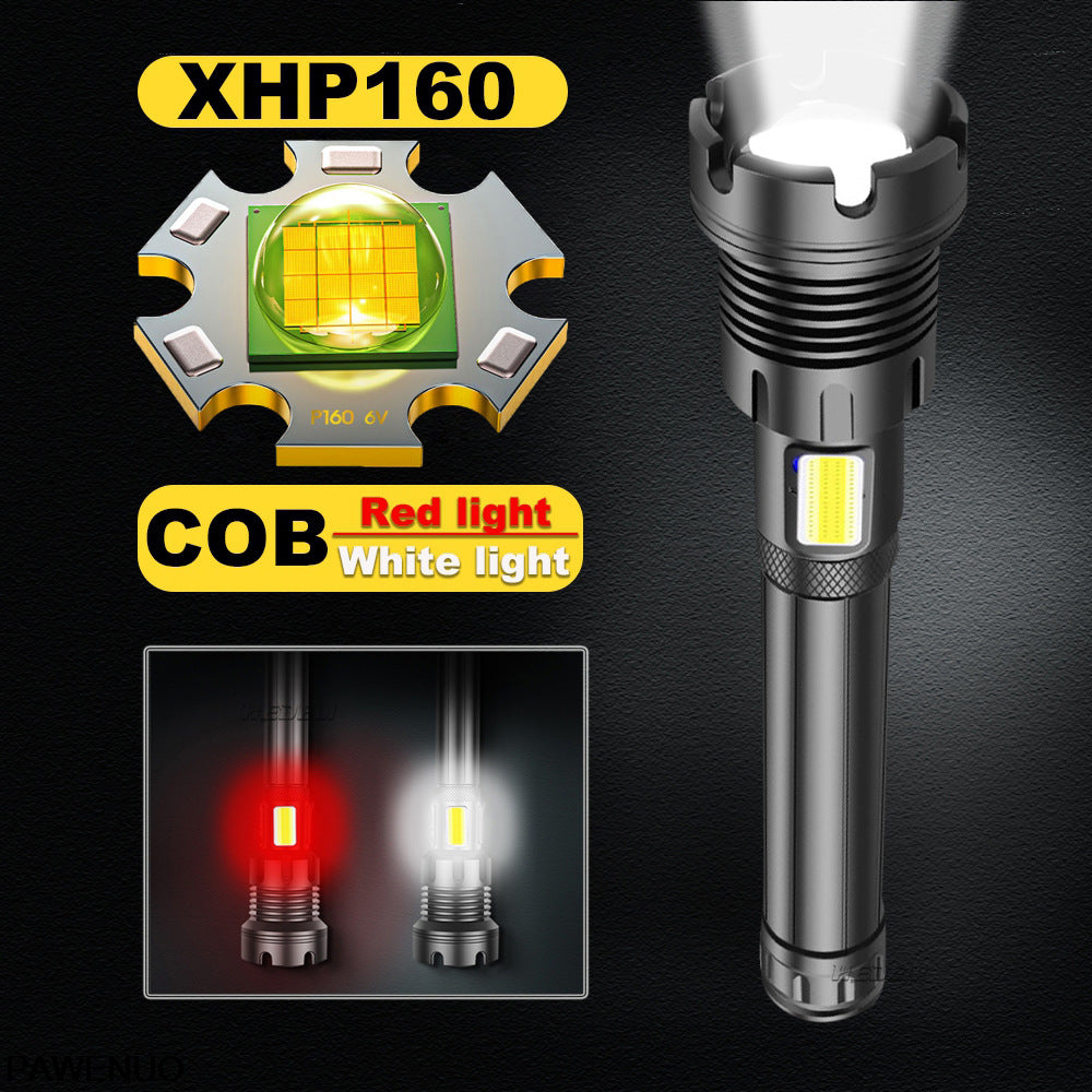 Rechargeable Strong Light Outdoor Camping Flashlight