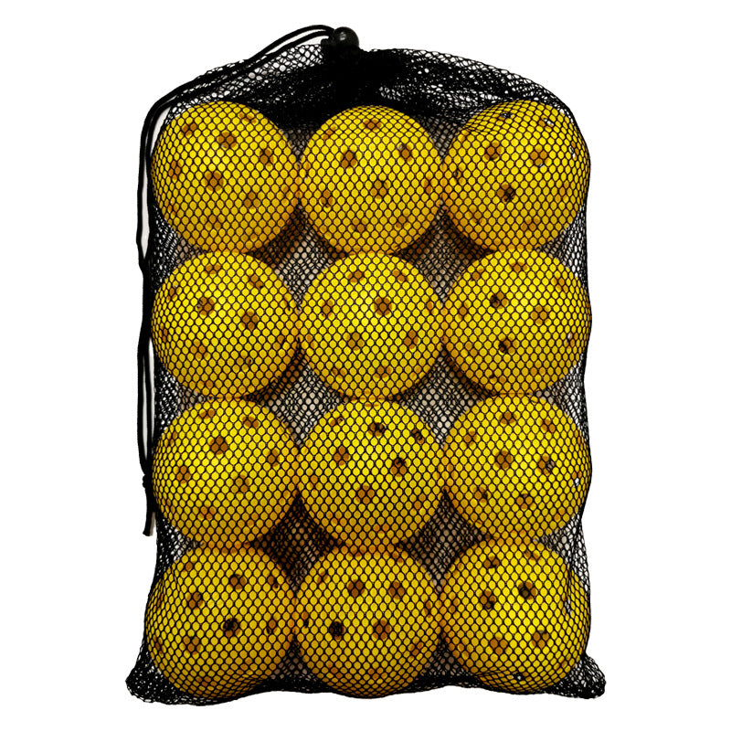 74mm 40 Hole 26g Plastic Pickleball Set 12 Pieces