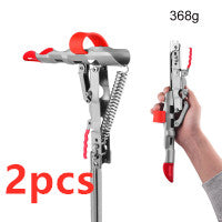 Fishing Rod Holder Spring Automatic Stainless Steel Adjustable Folding Bracket