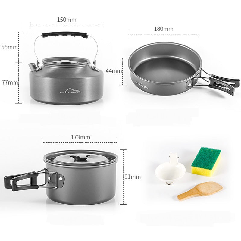 Portable Outdoor Camping Stove Set