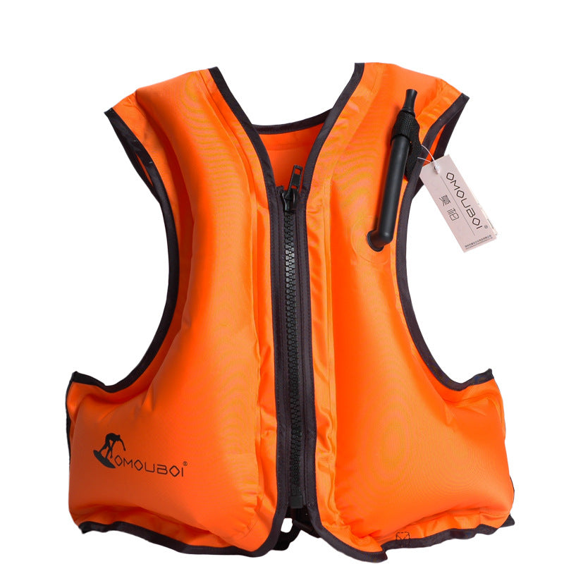 Inflatable Life Jacket Snorkeling Buoyancy Vest For Adults And Children