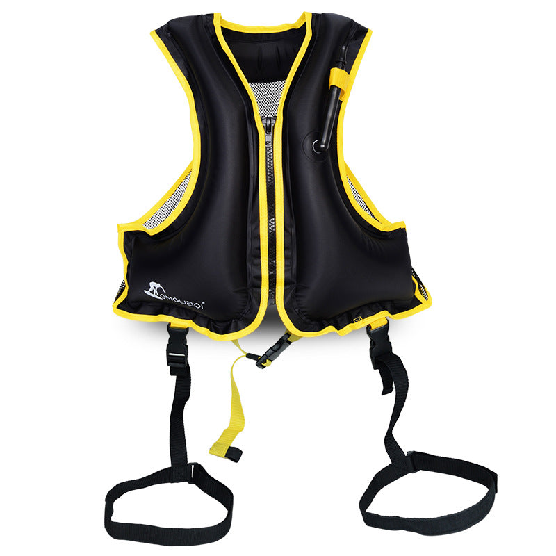 Inflatable Life Jacket Snorkeling Buoyancy Vest For Adults And Children