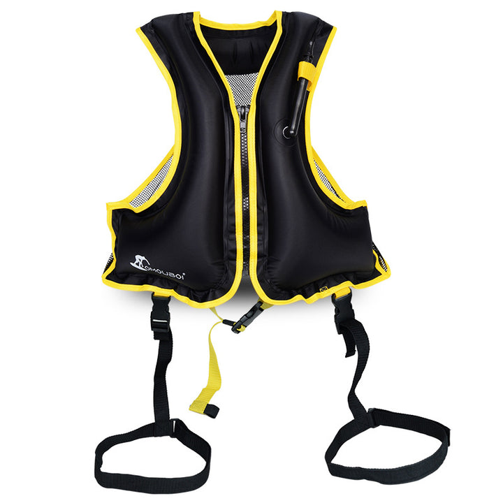 Inflatable Life Jacket Snorkeling Buoyancy Vest For Adults And Children