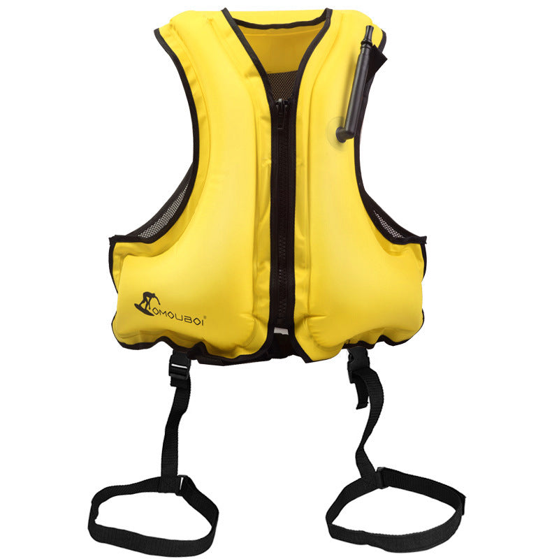 Inflatable Life Jacket Snorkeling Buoyancy Vest For Adults And Children