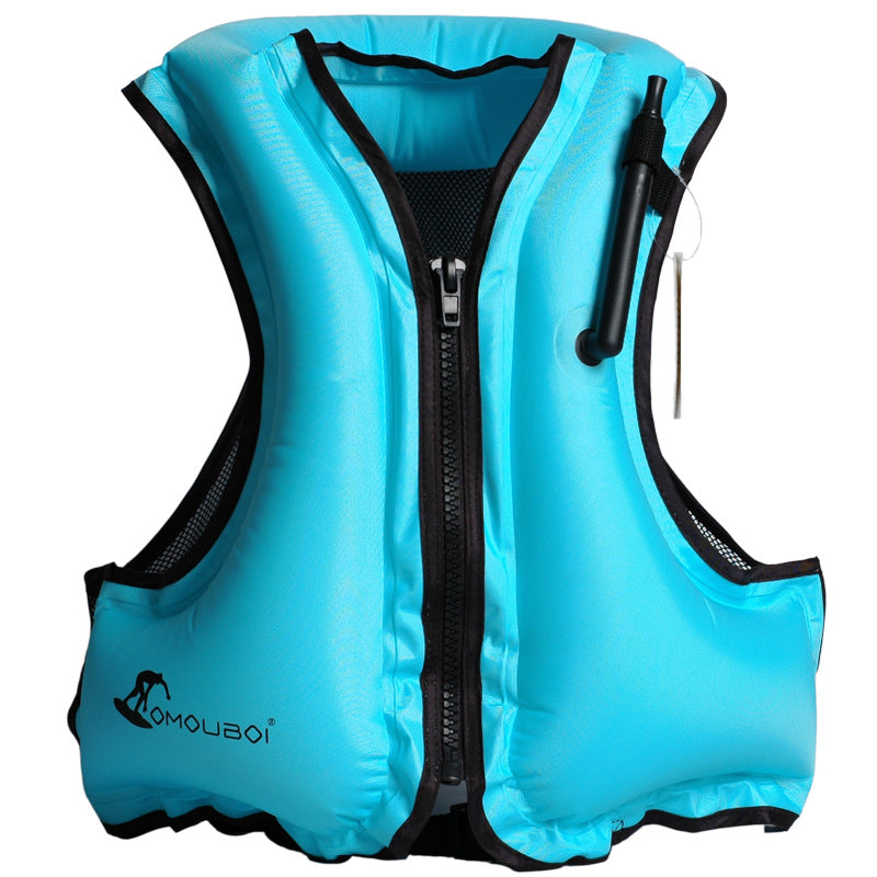 Inflatable Life Jacket Snorkeling Buoyancy Vest For Adults And Children