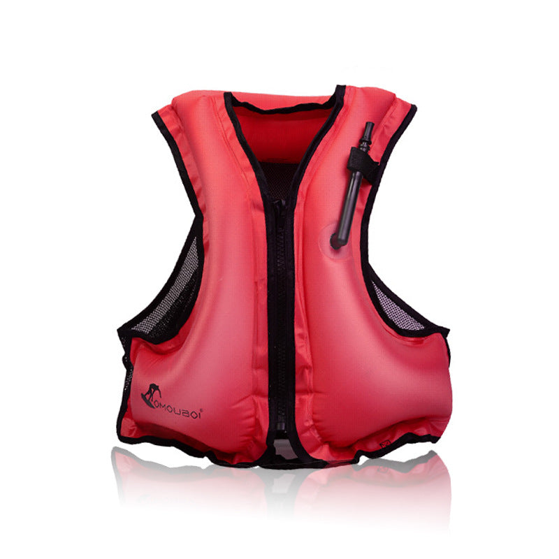Inflatable Life Jacket Snorkeling Buoyancy Vest For Adults And Children
