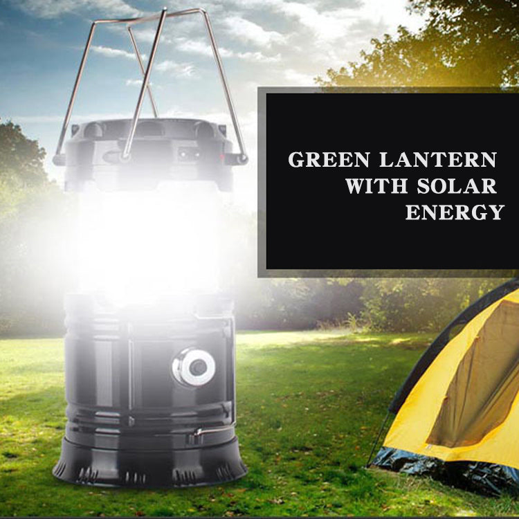 Solar Rechargeable Telescopic Camping Lantern