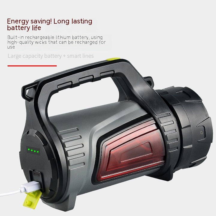 High Power LED Emergency Outdoor Searchlight Flashlight
