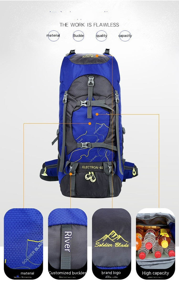 Large Capacity Outdoor Hiking Mountaineering Backpack