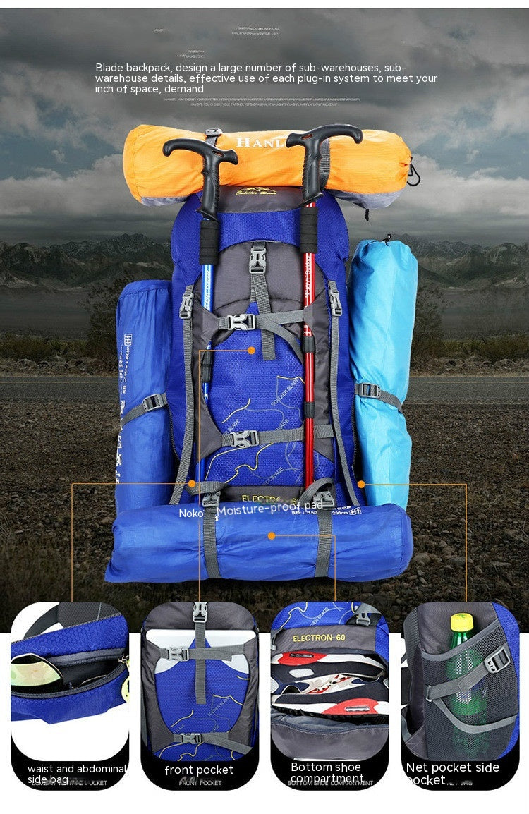 Large Capacity Outdoor Hiking Mountaineering Backpack