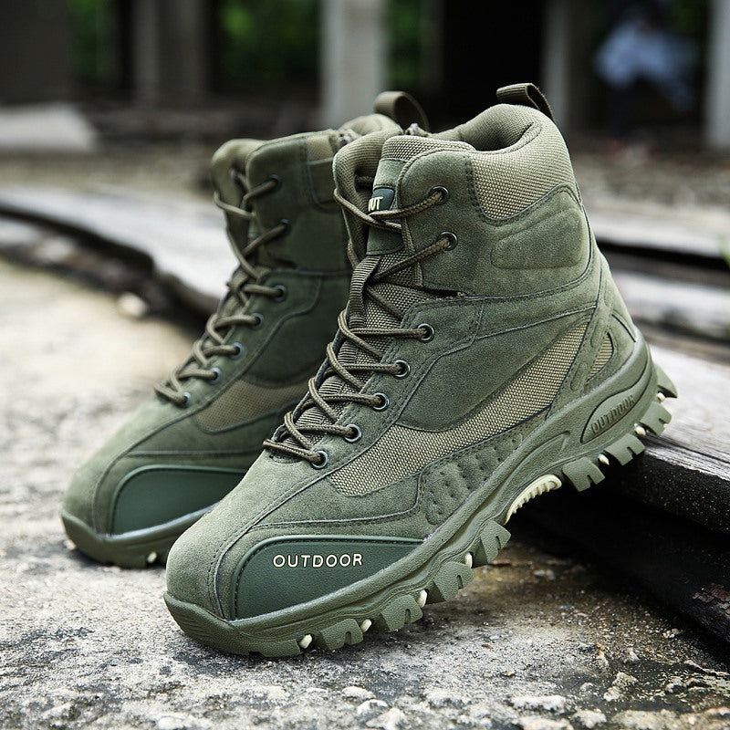 Mens High Top Outdoor Hiking Shoes