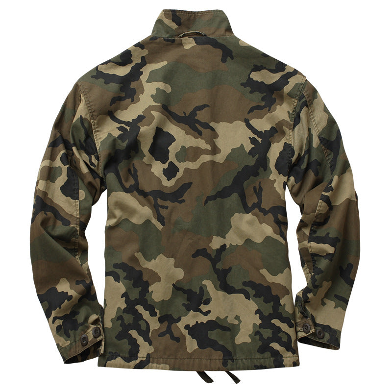 Camouflage Outdoor Jacket Military Style Lightweight Jacket