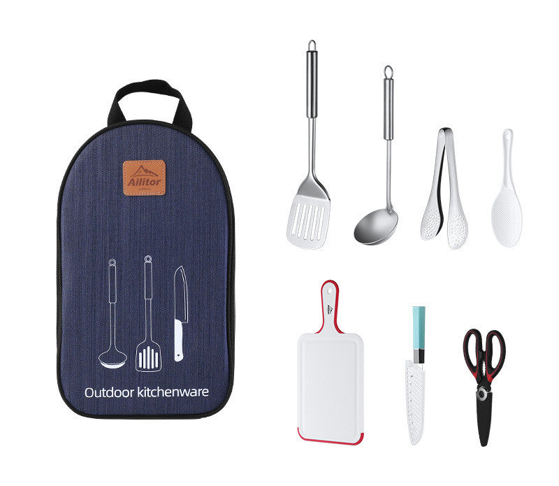 Camping Cookware Outdoor Picnic Storage Bag Set