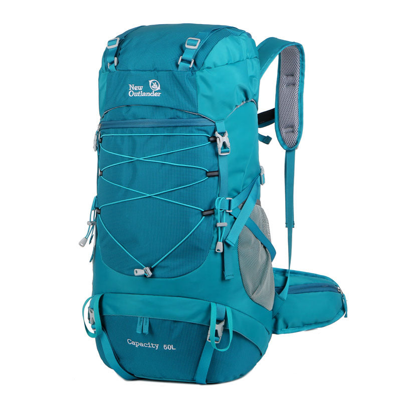 50L Large Capacity Nylon Hiking Camping Backpack