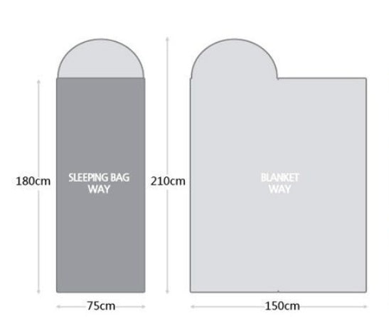 Portable Waterproof Hooded Outdoor Sleeping Bag