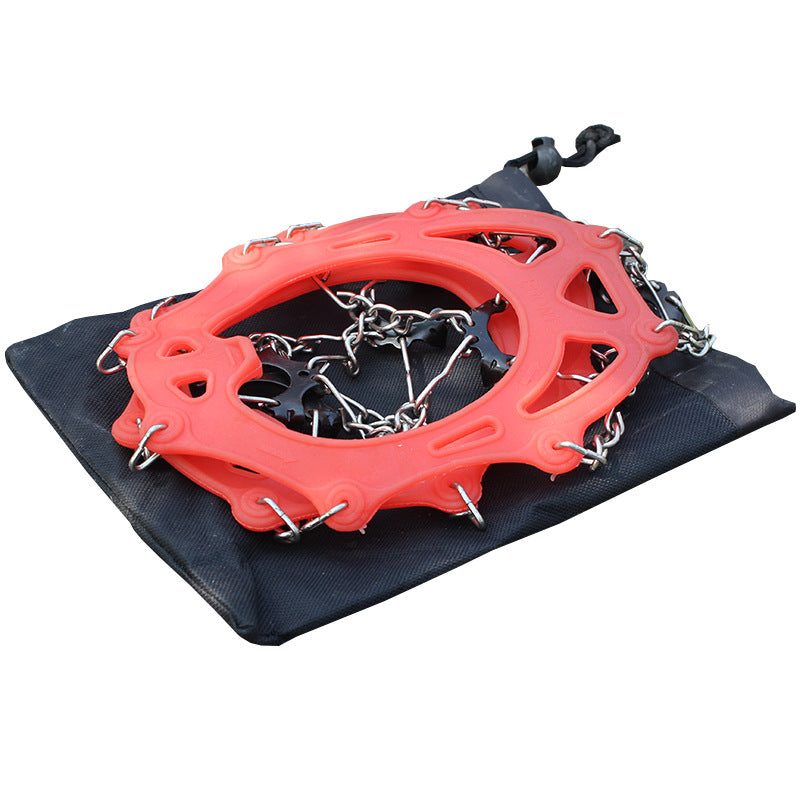 Non-Slip Silicone Snow Chain Mountaineering Climbing Gear