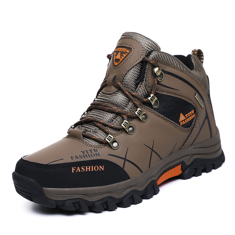High Top Velvet Lined Outdoor Hiking Shoes