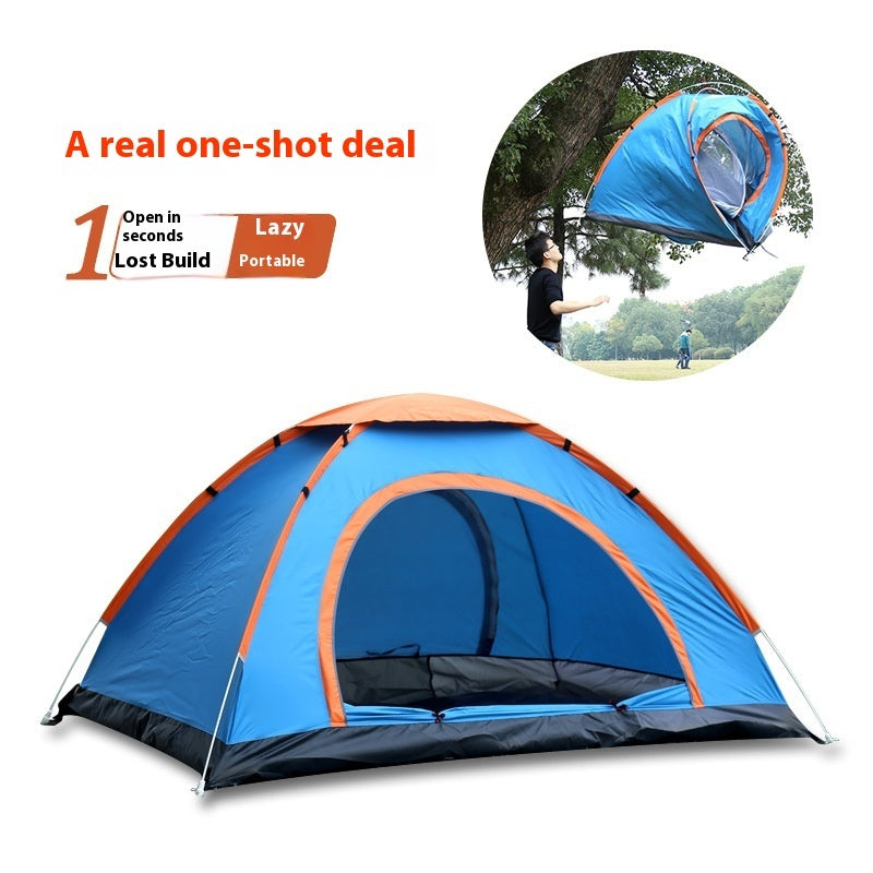 Multi-Person Automatic Double-Door Camping Tent