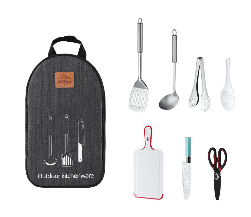 Camping Cookware Outdoor Picnic Storage Bag Set