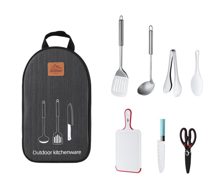 Camping Cookware Outdoor Picnic Storage Bag Set