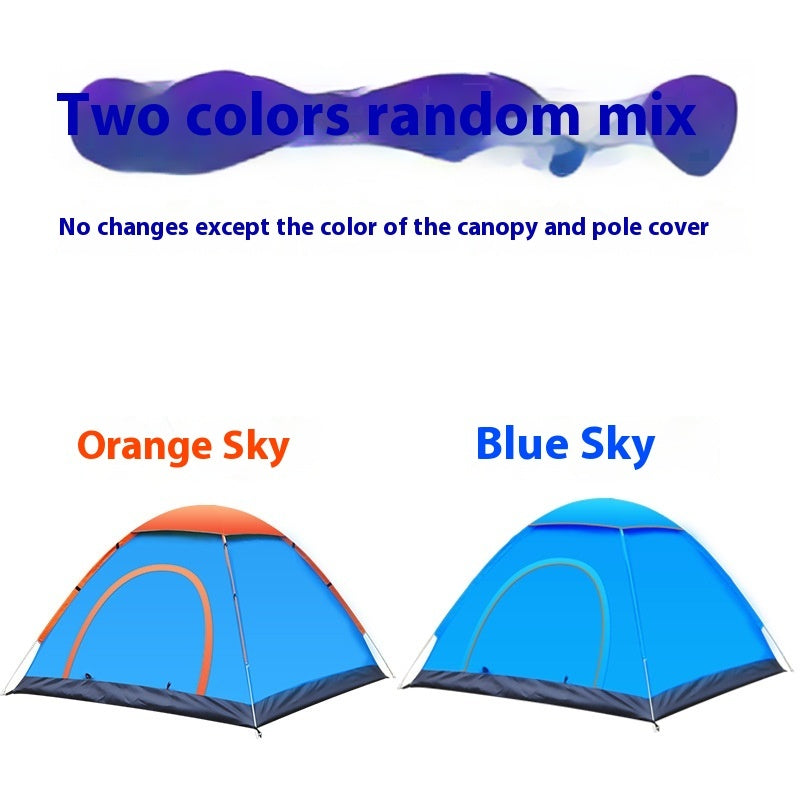 Multi-Person Automatic Double-Door Camping Tent