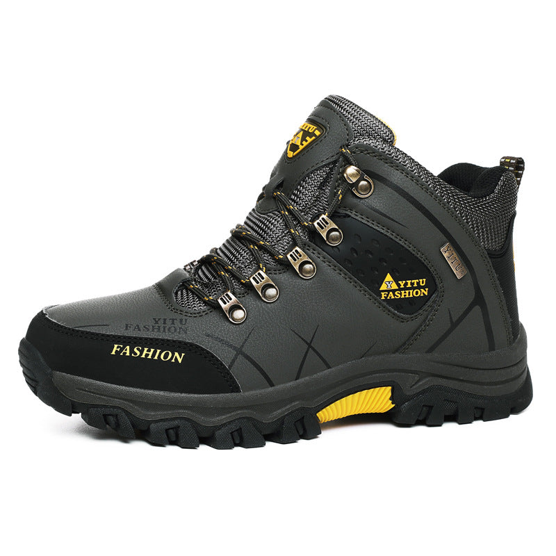 High Top Velvet Lined Outdoor Hiking Shoes