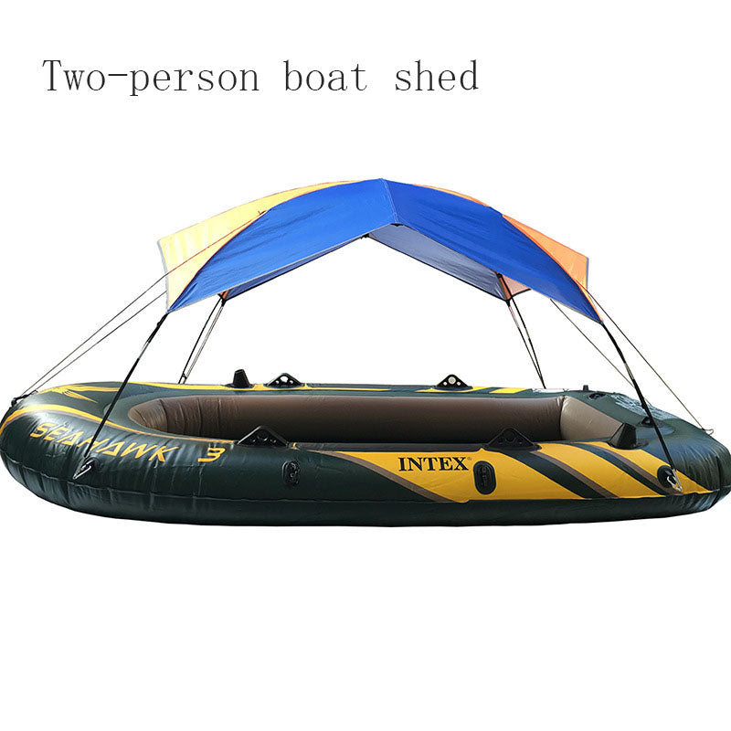 Inflatable Kayak Boat Canopy Sun Shade Waterproof Awning