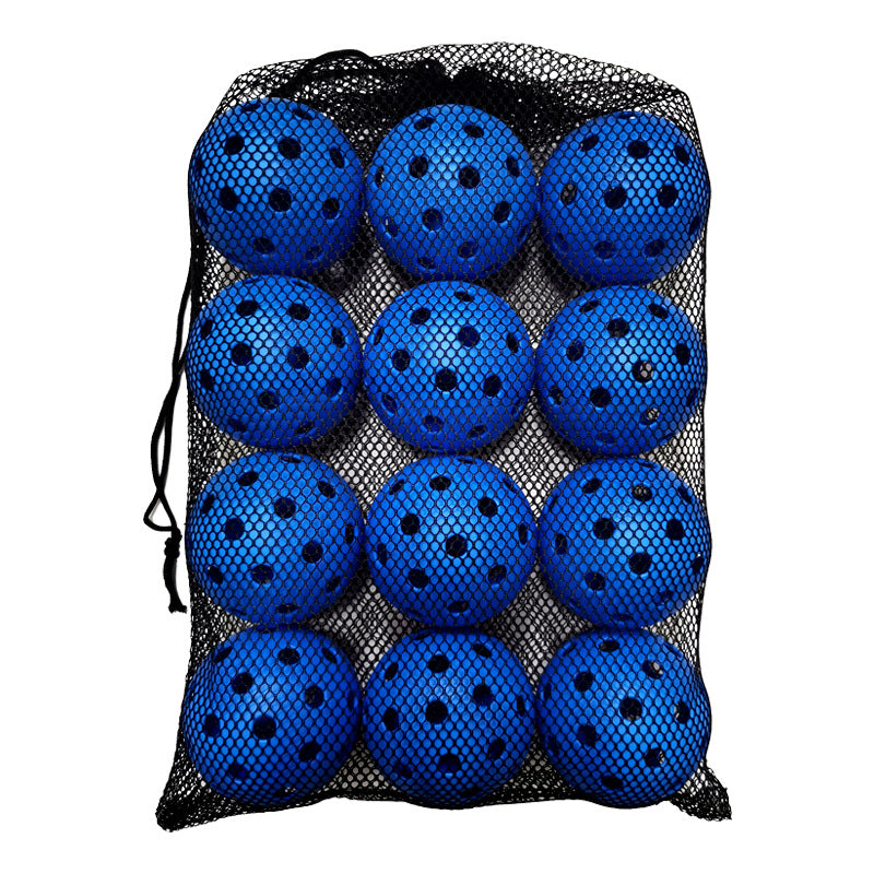 74mm 40 Hole 26g Plastic Pickleball Set 12 Pieces