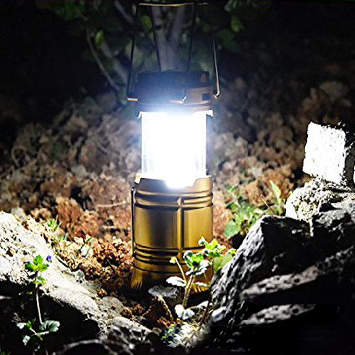 Solar Rechargeable Telescopic Camping Lantern