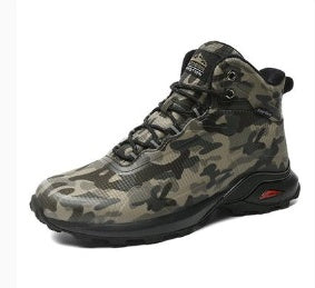Large Size Mens High Top Winter Hiking Shoes Outdoor Sports