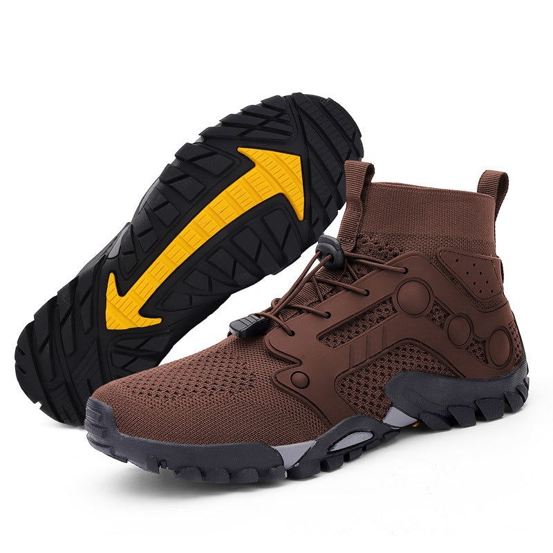 Men’s Lightweight High-Top Outdoor Hiking Shoes