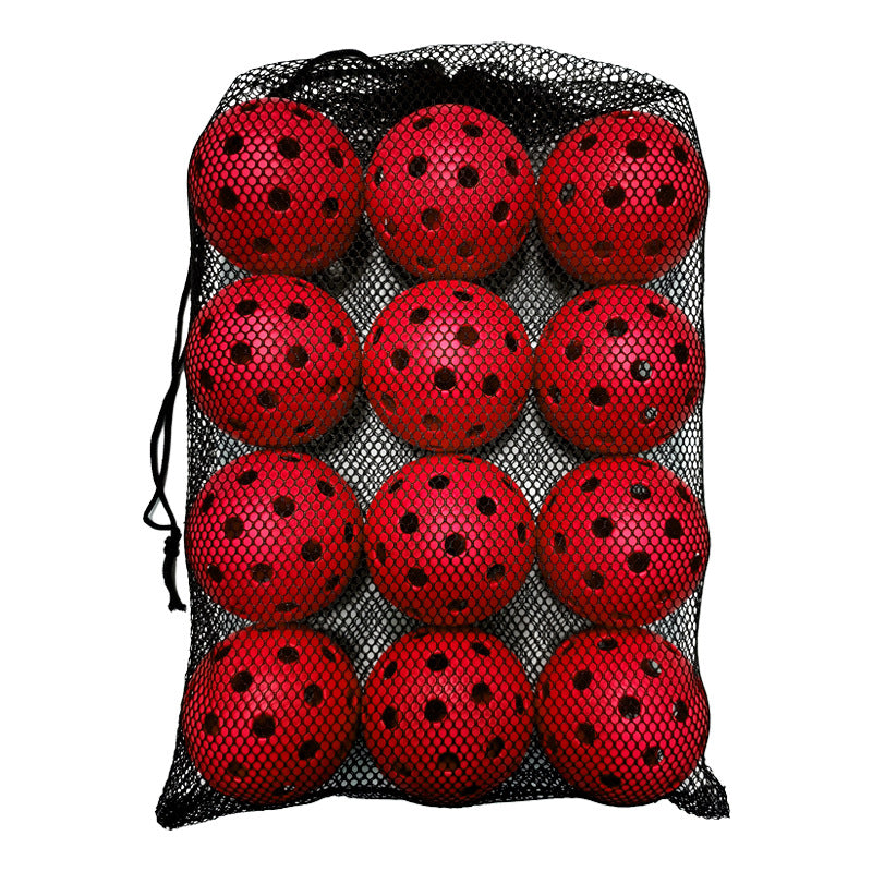 74mm 40 Hole 26g Plastic Pickleball Set 12 Pieces