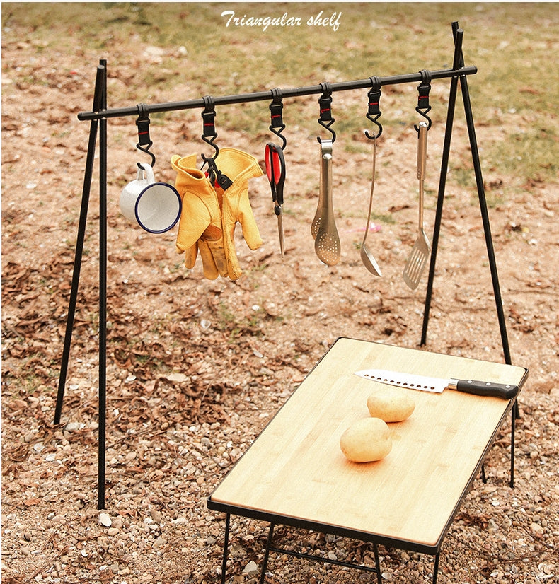 Foldable Aluminum Camping Clothes Drying Rack