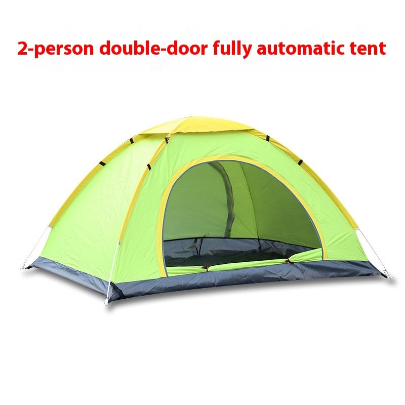 Multi-Person Automatic Double-Door Camping Tent