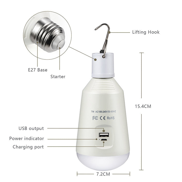Portable Mini LED Hook Camping Tent Light