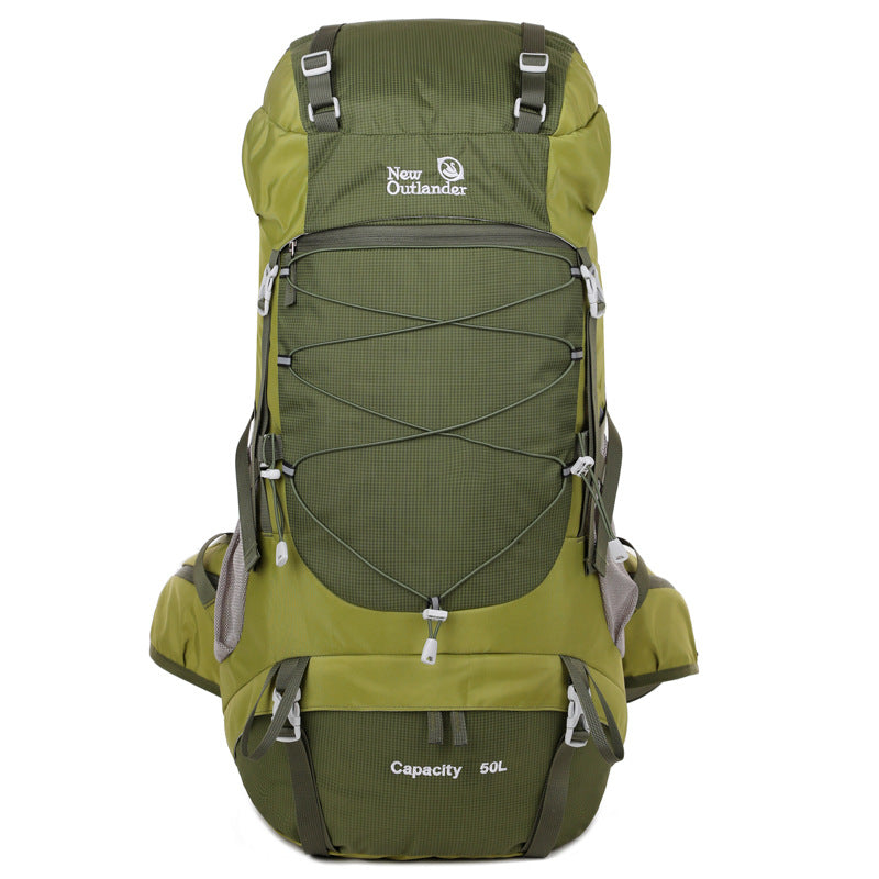50L Large Capacity Nylon Hiking Camping Backpack