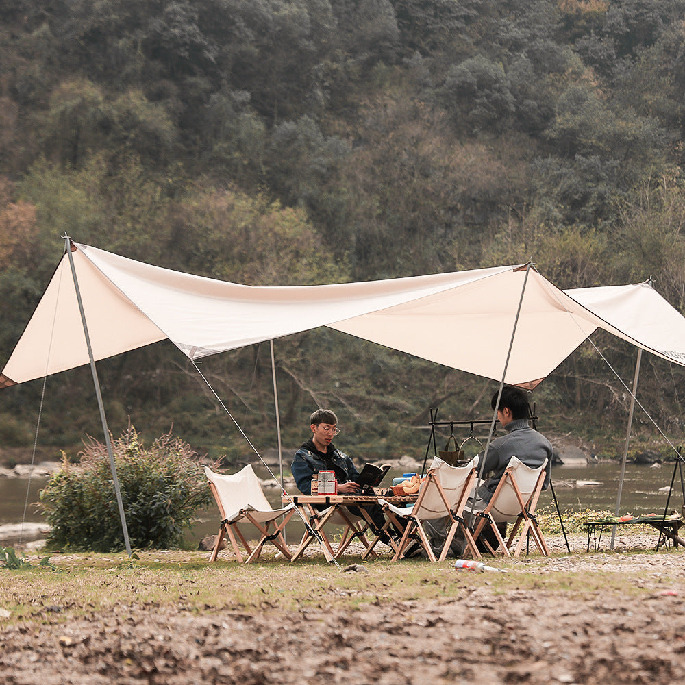 Foldable Aluminum Camping Clothes Drying Rack