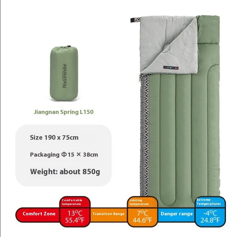 Four-Season Portable Dirt-Resistant Outdoor Sleeping Bag
